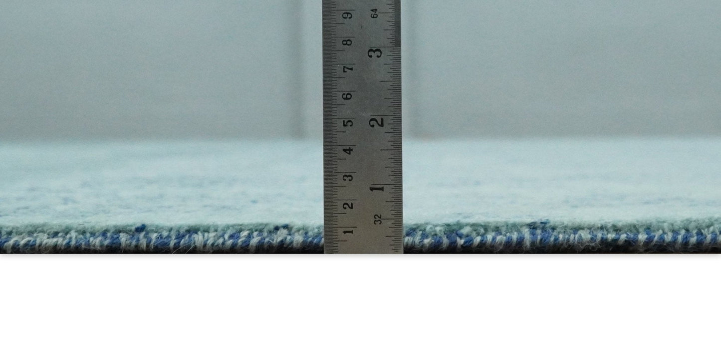 9x12 Fine Hand Knotted Blue and Teal Traditional Vintage Persian Style Antique Wool Rug | AGR33