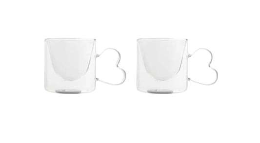 Heart double wall mug