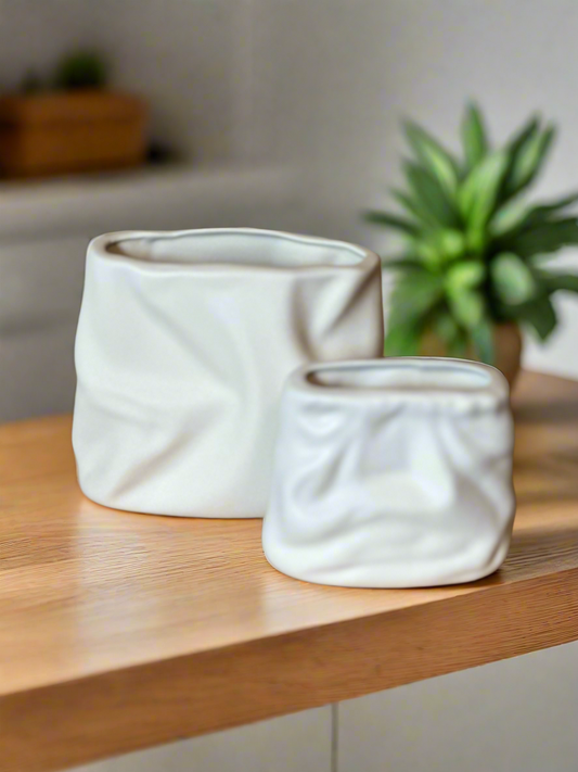 Pleated Vase