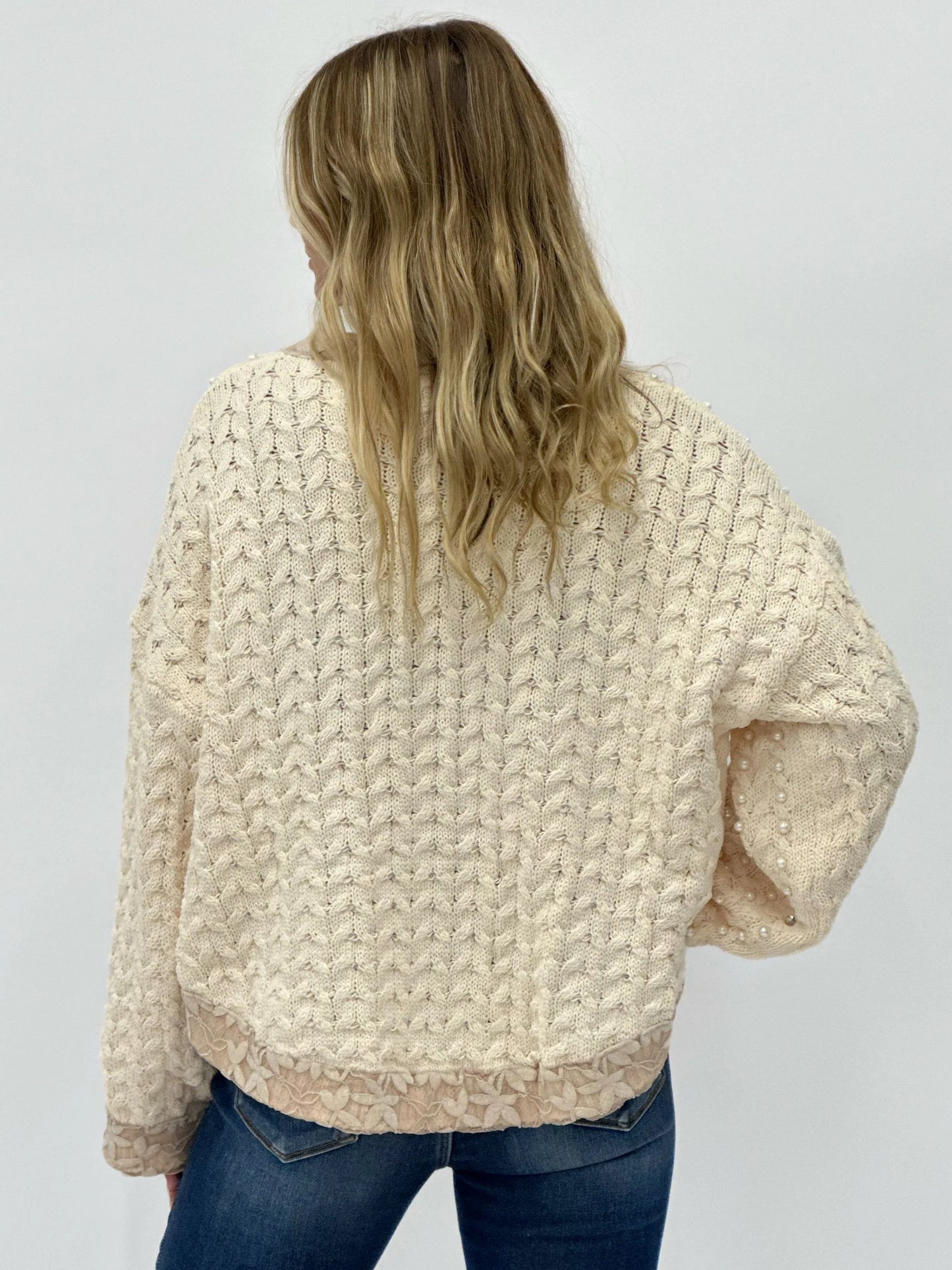 POL Glitz and Glam Sweater Cardigan