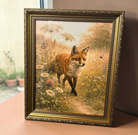 Fox In The Golden Meadow