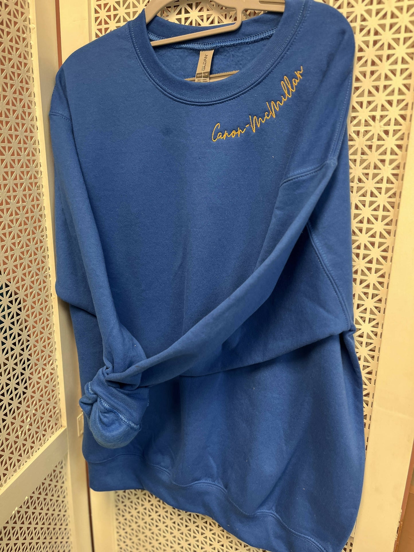 Blue CM Crewneck- Script