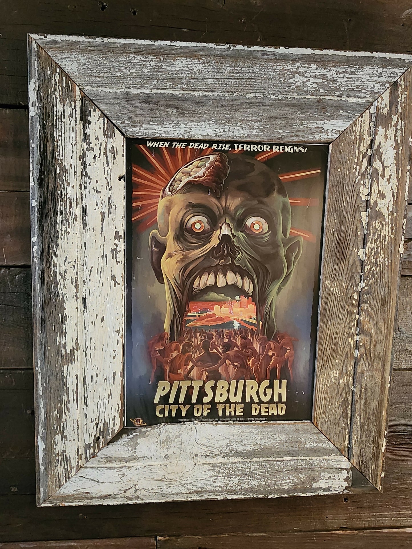 Pittsburgh City of the Dead photo in Rustic Frame