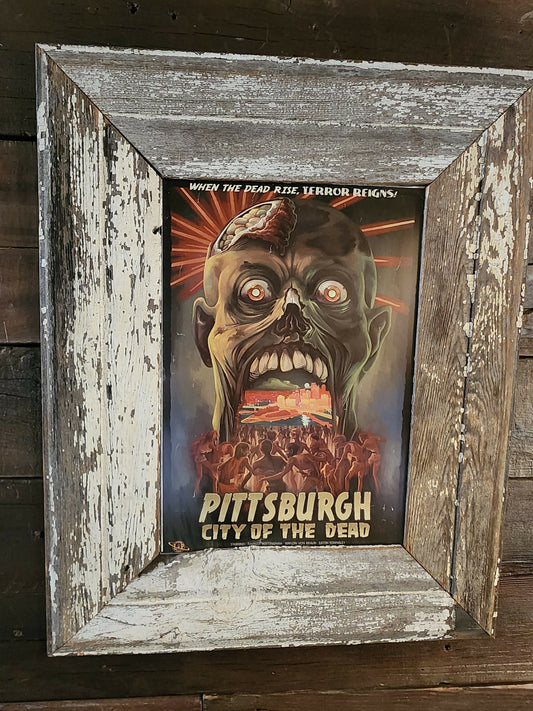 Pittsburgh City of the Dead photo in Rustic Frame