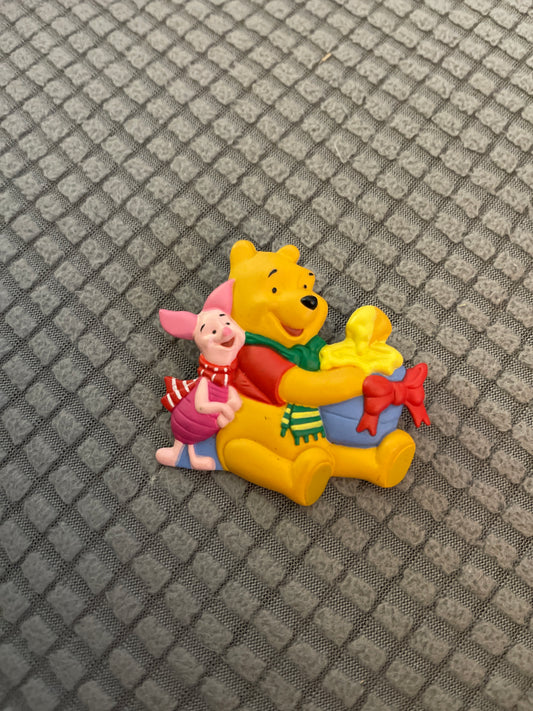 Vintage Disney Hallmark Winter Winnie the Pooh Broach