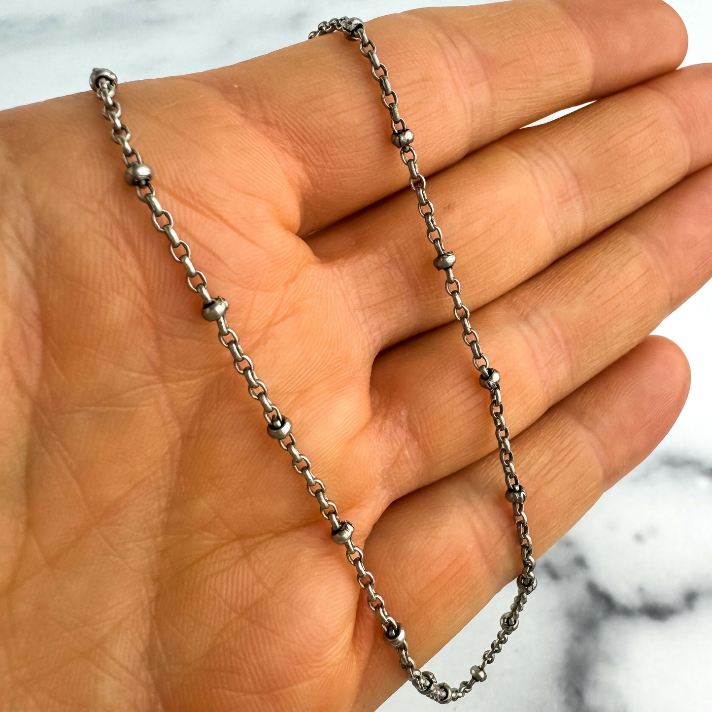 Silver Layering Chain Necklace