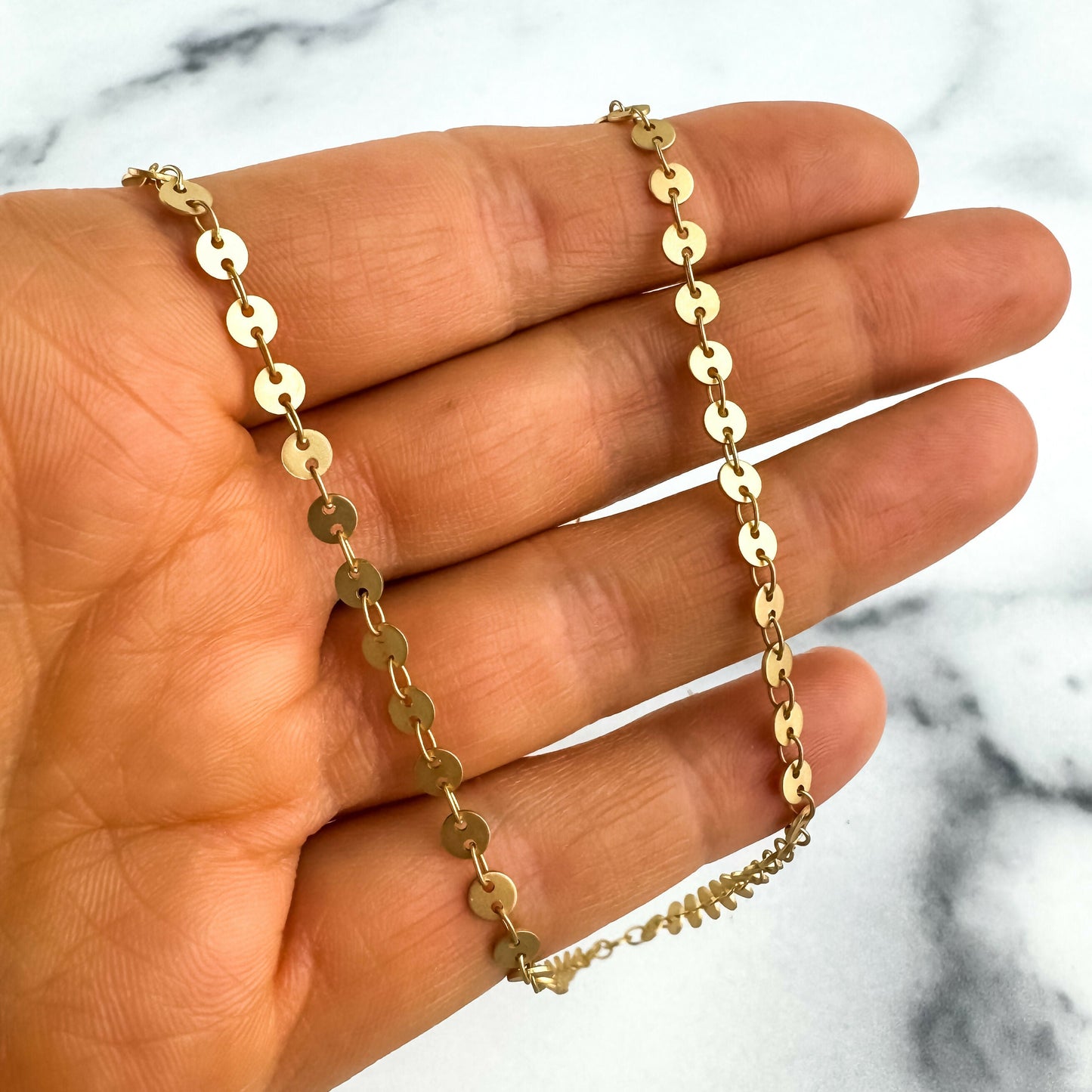 Gold Layering Chain Necklace