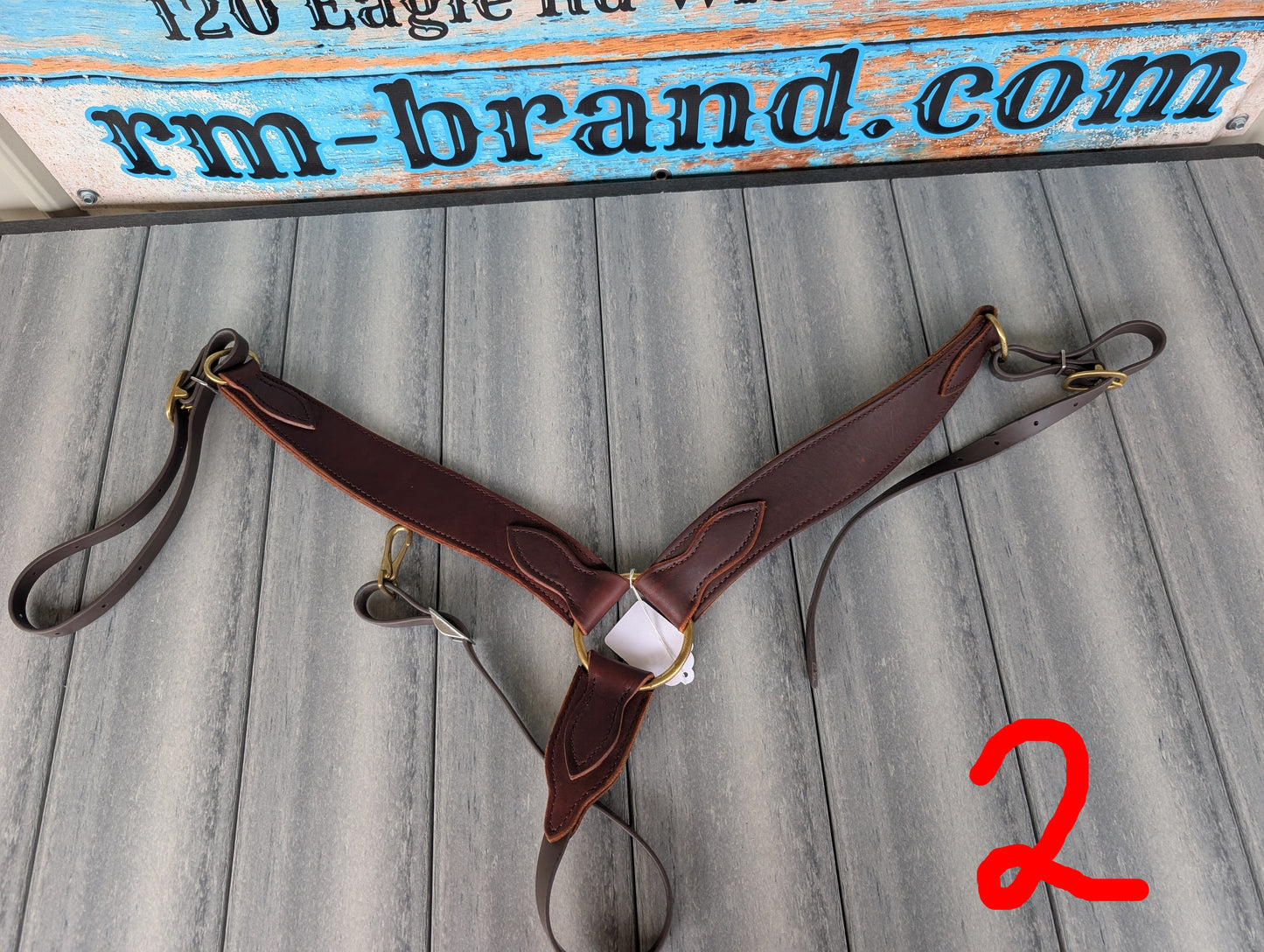 Genuine Leather Breast Collars – 4. Styles, USA-Made with Biothane Straps