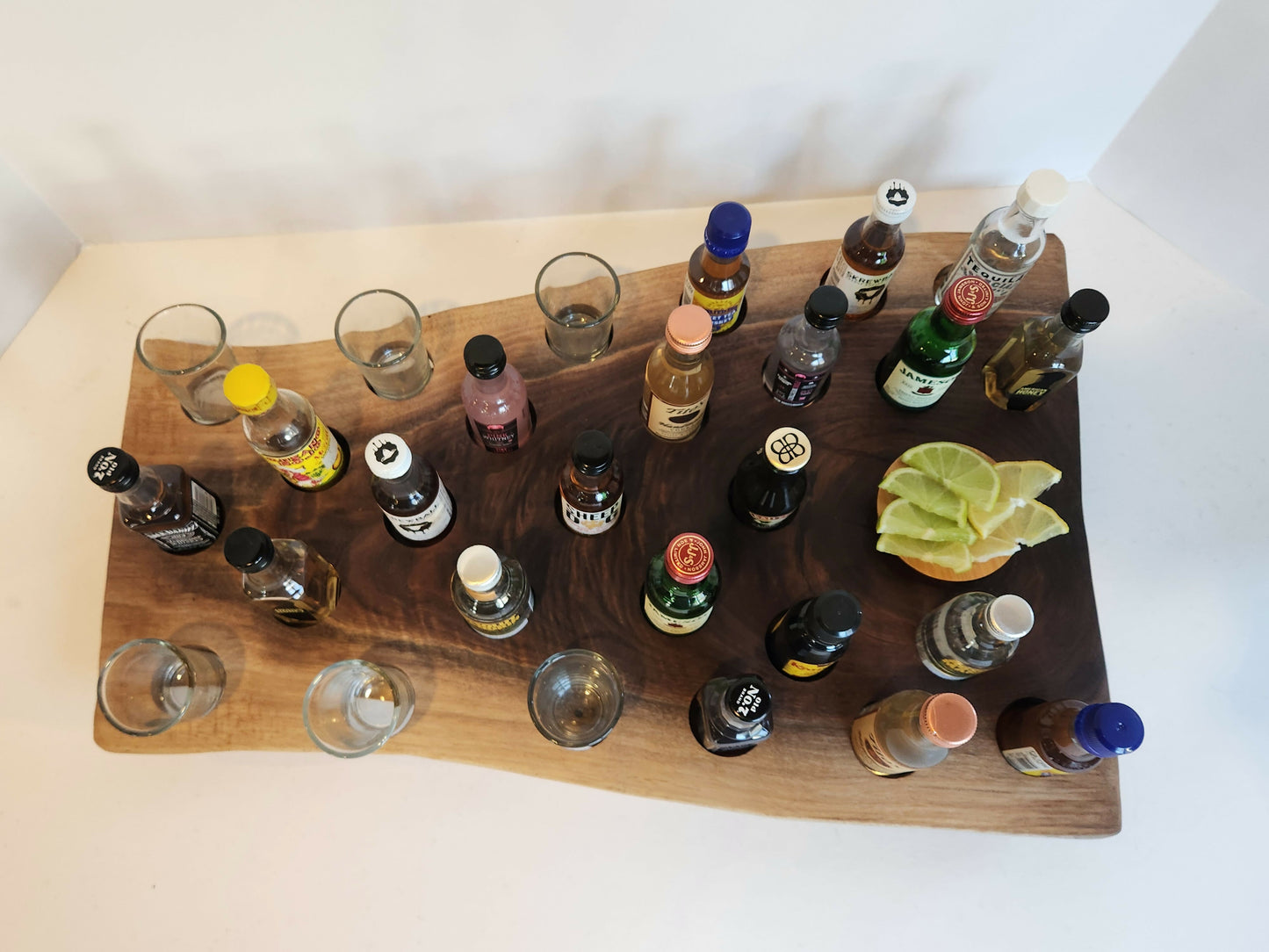 Walnut Char-shooterie board