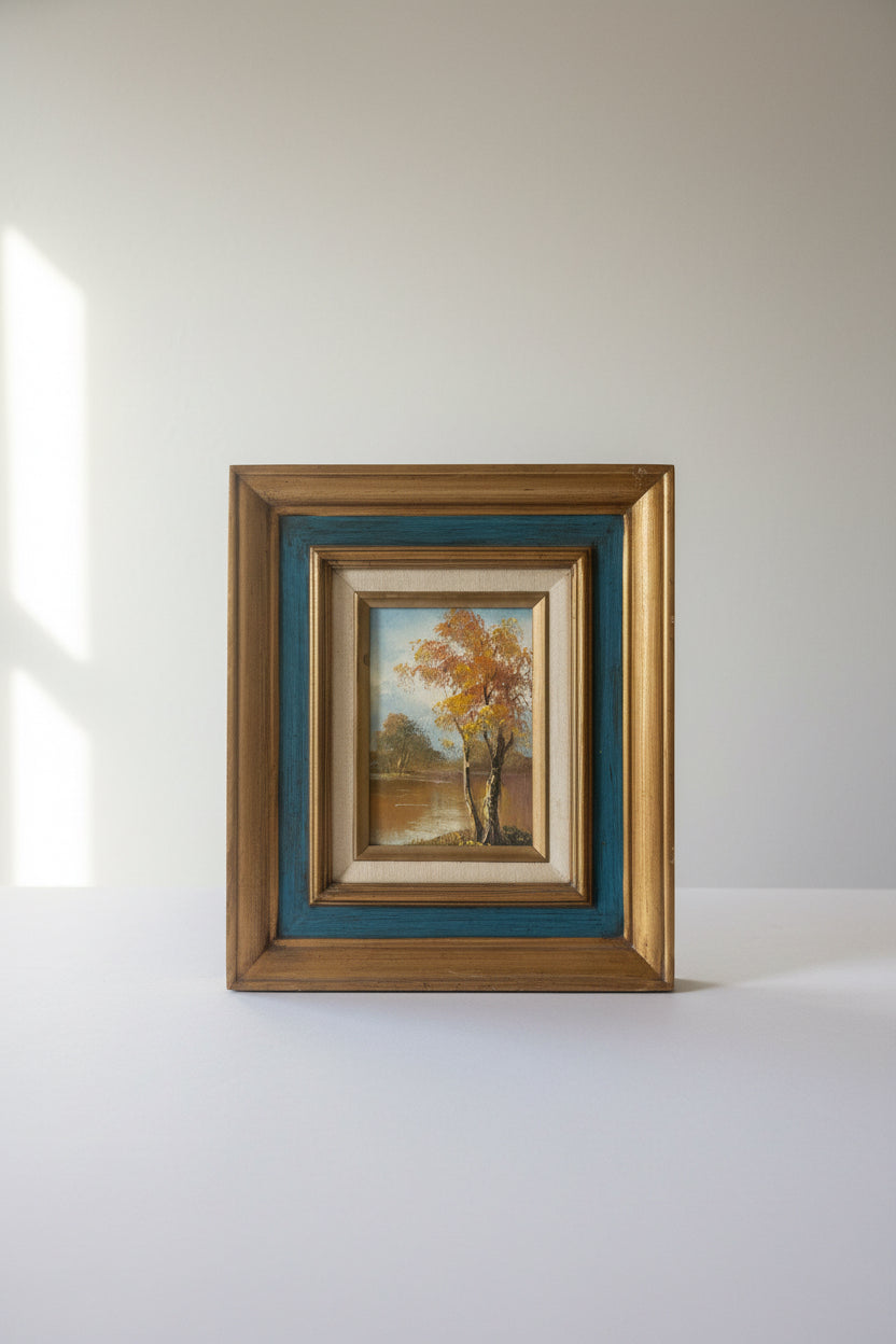 Vintage oil painting