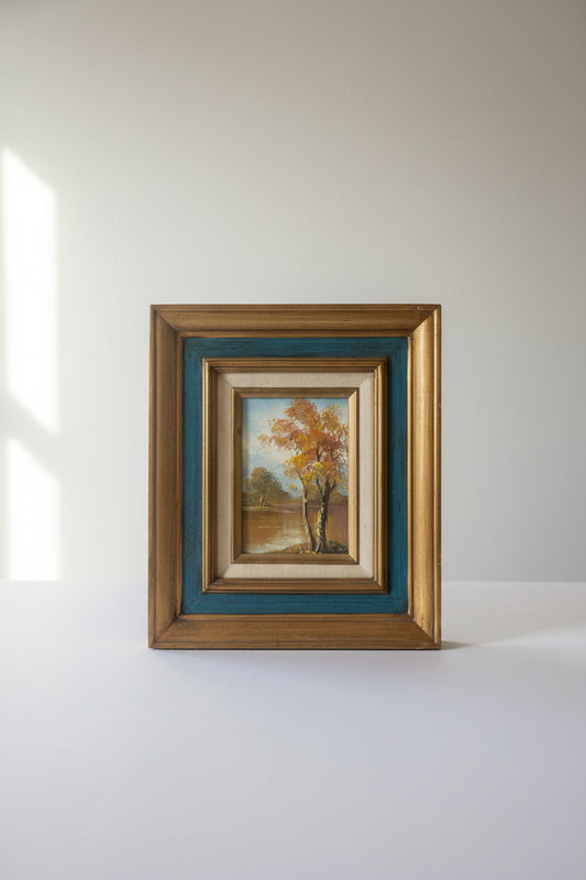 Vintage oil painting