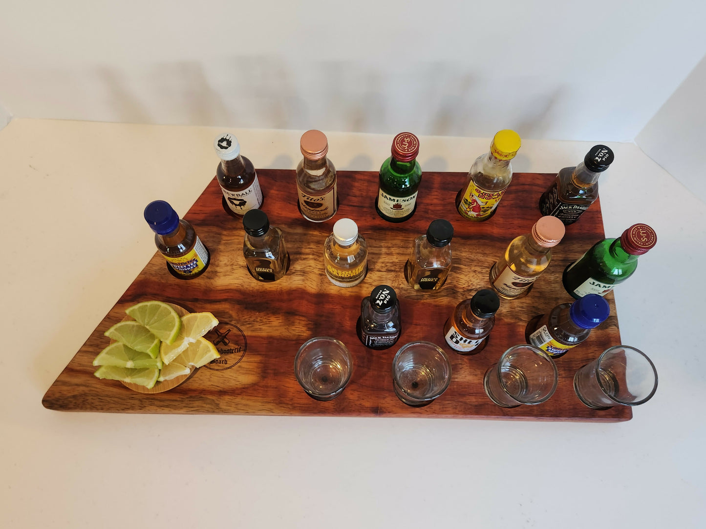 Padauk Char-shooterie board