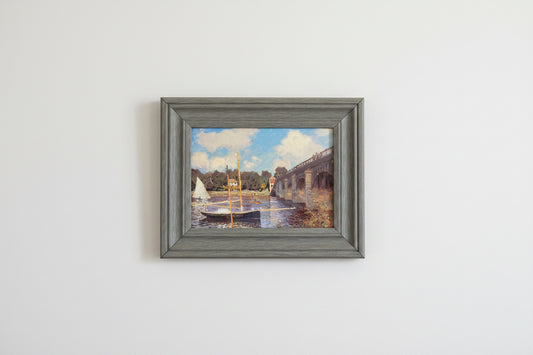 "The Bridge of Argenteuil 1874” reproduction by: Monet