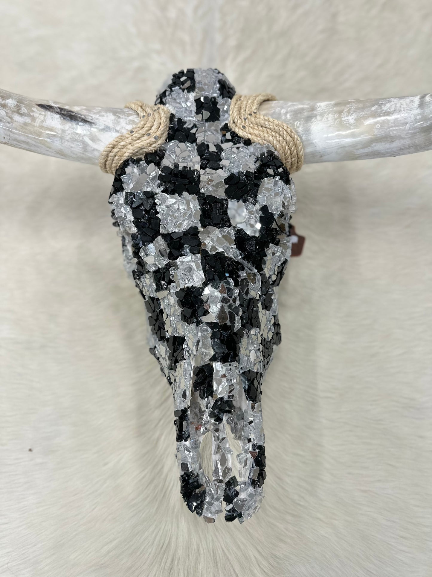 Bedazzled Cow Skull