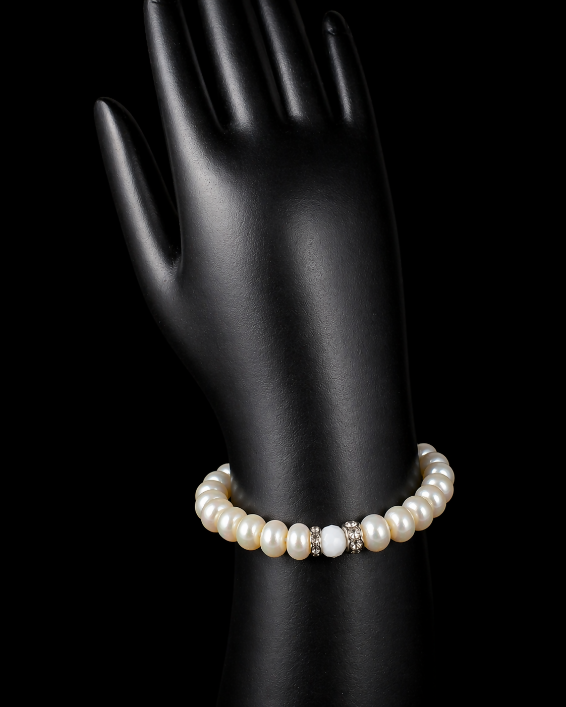 Fresh Water Button Pearls Necklace 16” and Bracelet 6-8” set