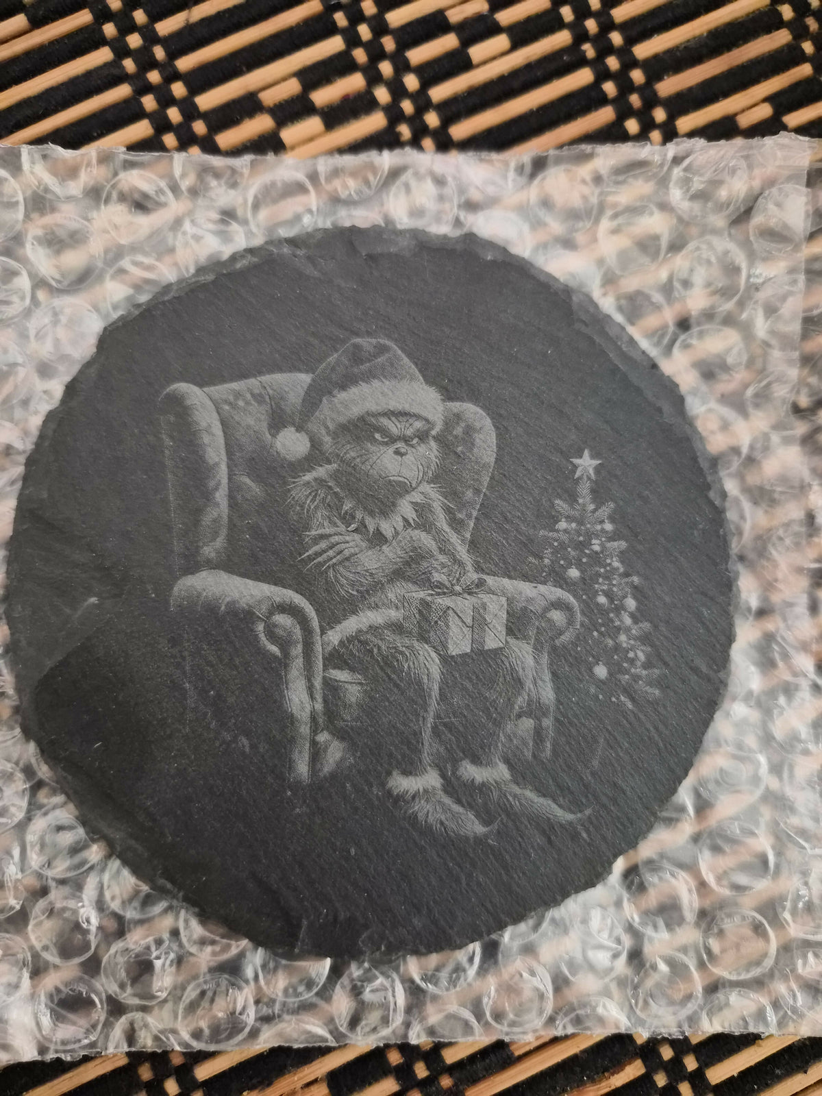 Grinch Slate Coaster Collection