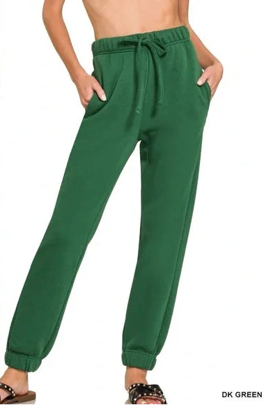 Zenana French Terry Joggers with Pockets – Soft, Casual, Everyday Comfort