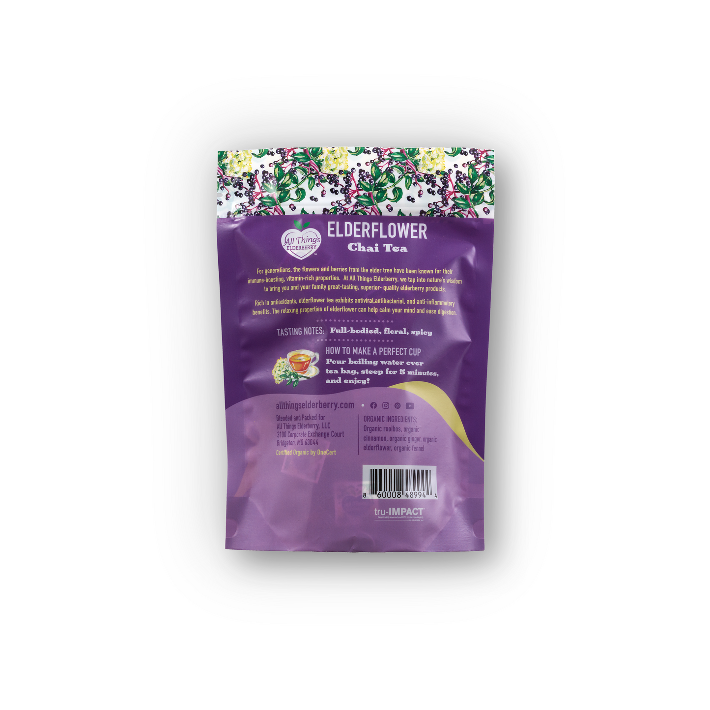 Elderflower Chai Tea