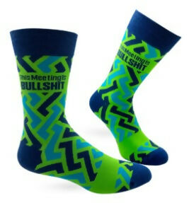 This Meeting is Bull Men's Socks