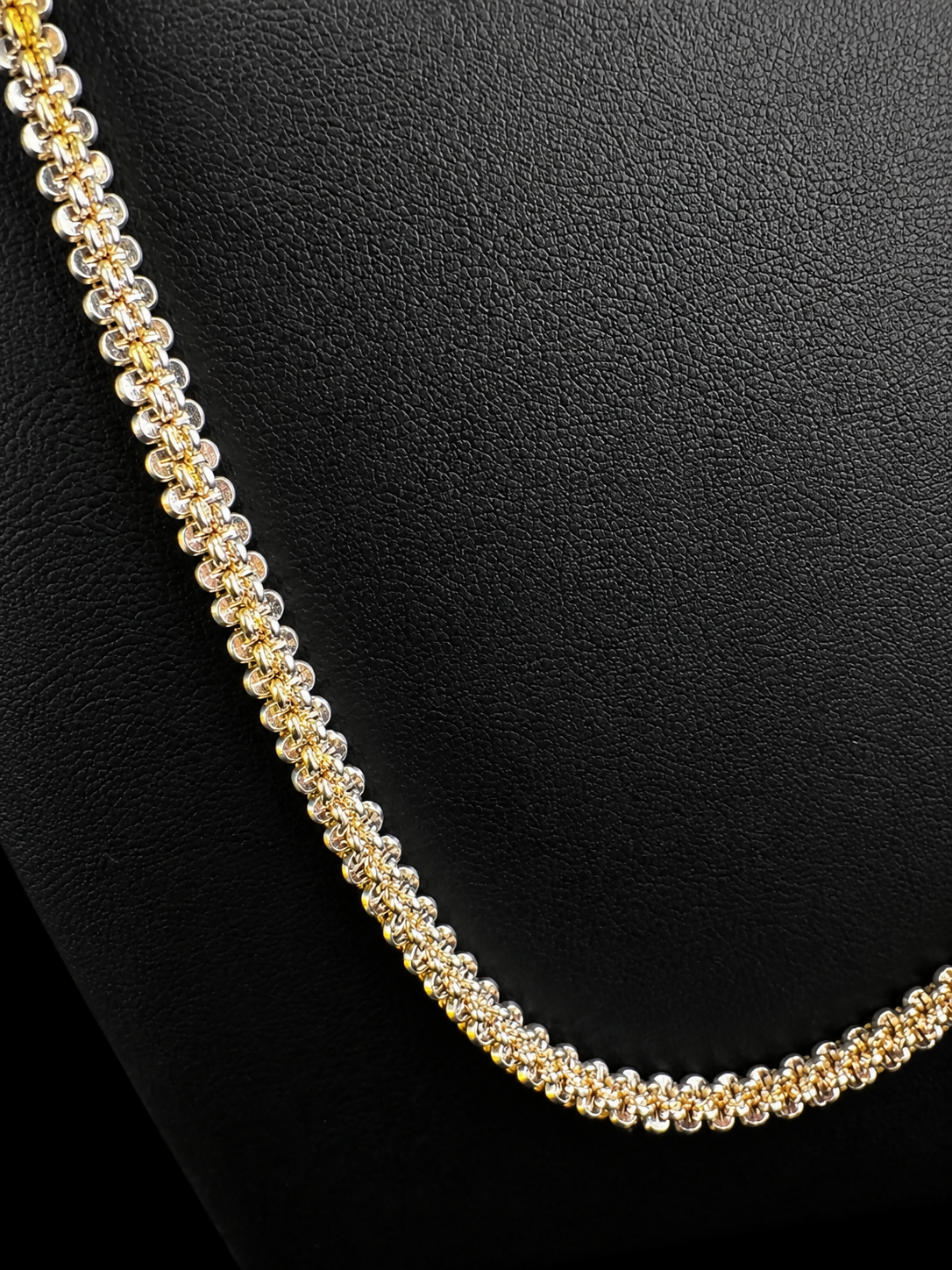 Italian Sterling Silver Woven Necklace by Milor – 925 Italy