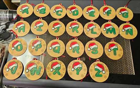 Christmas Ornaments (Initial) Canonsburg Collective EXCLUSIVE!!!