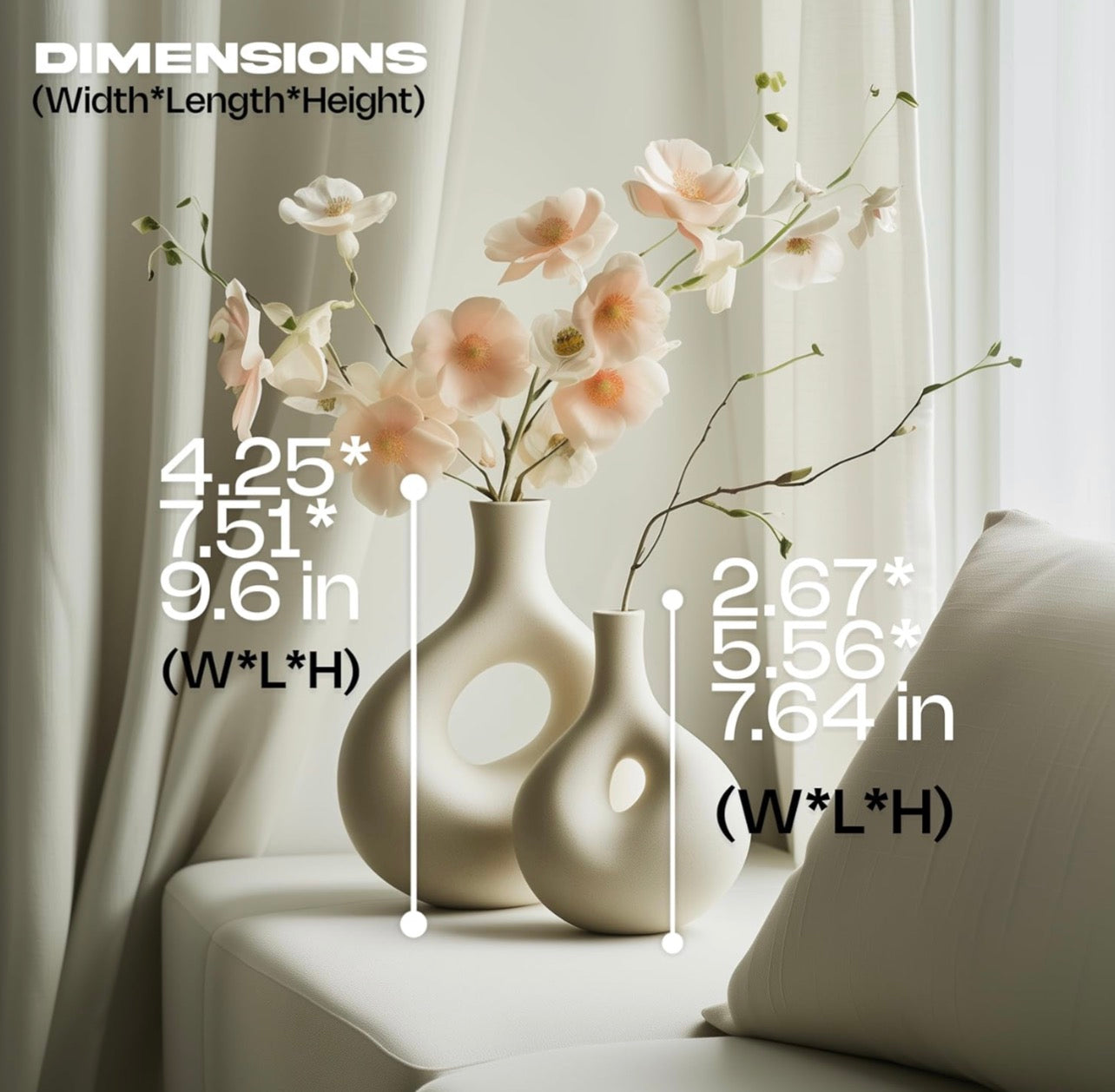 Ceramic Vase Set (2)