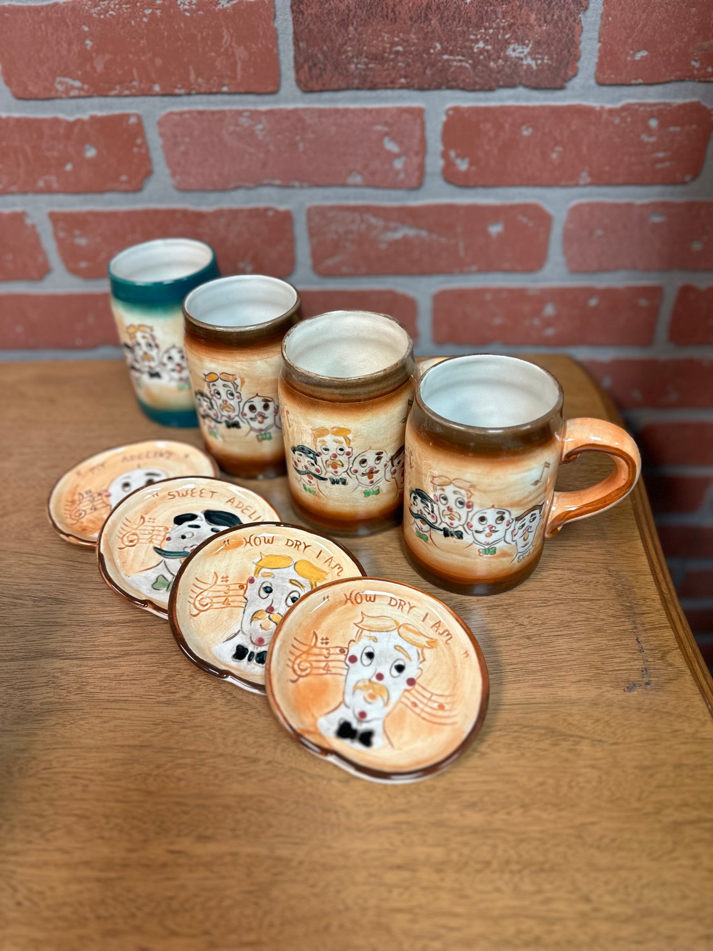 Barbershop Vintage Mugs