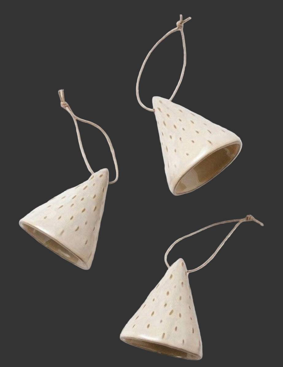 Neutral Ceramic Tree Ornament