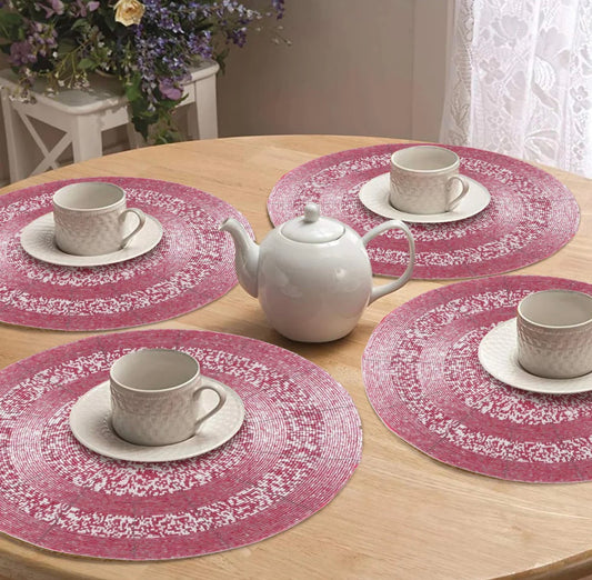 Round Beaded Placemats 13”