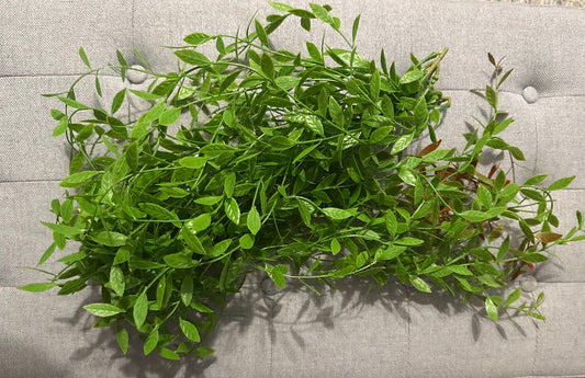 Faux Green leaves Garland Decor | 4 Pieces