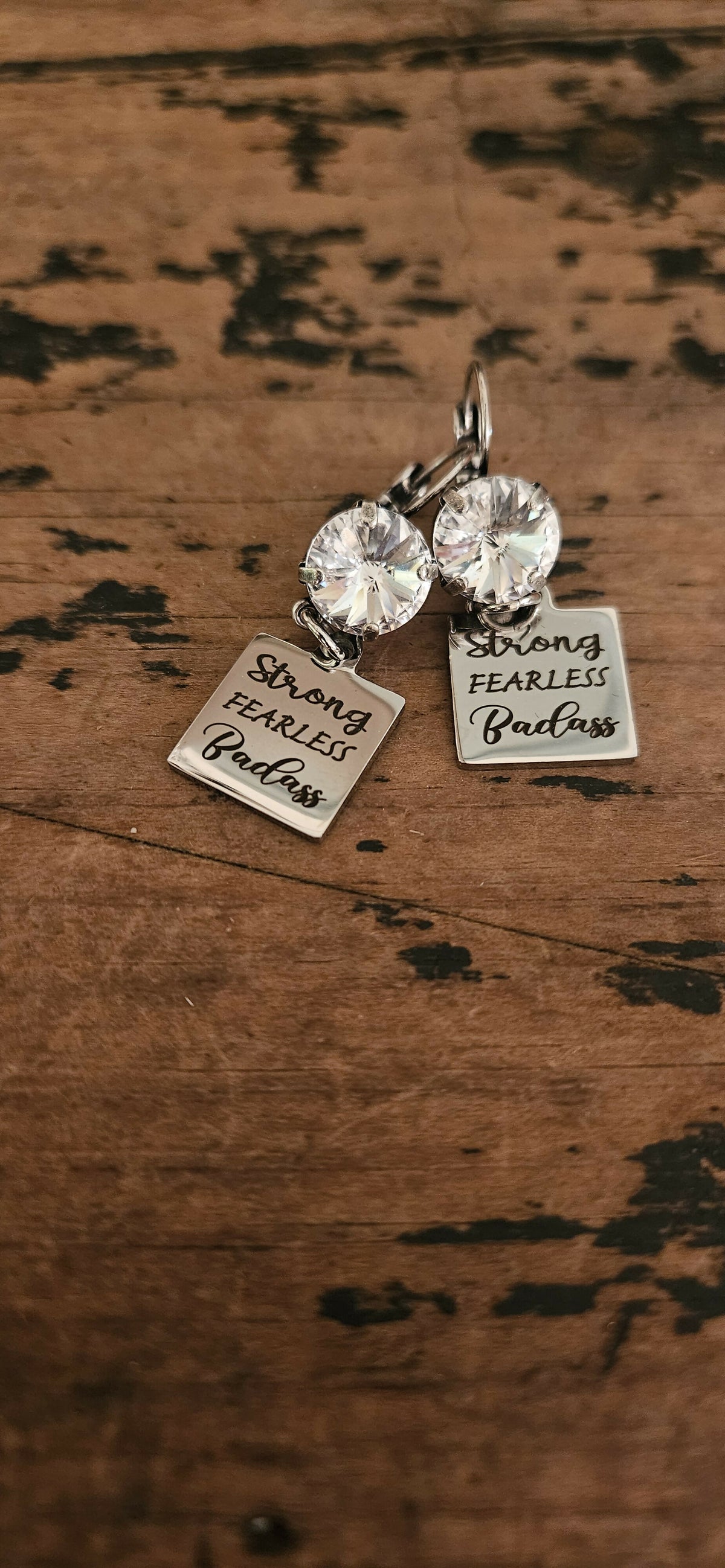 Anytime Crystals 10mm Swarovski Crystal Earrings