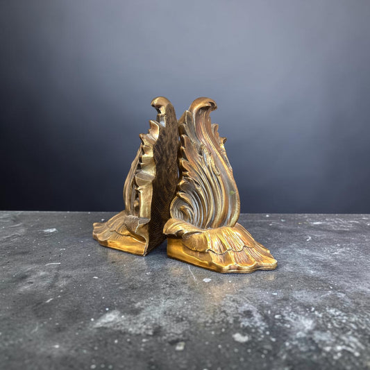 Heavy Brass Style Bookends