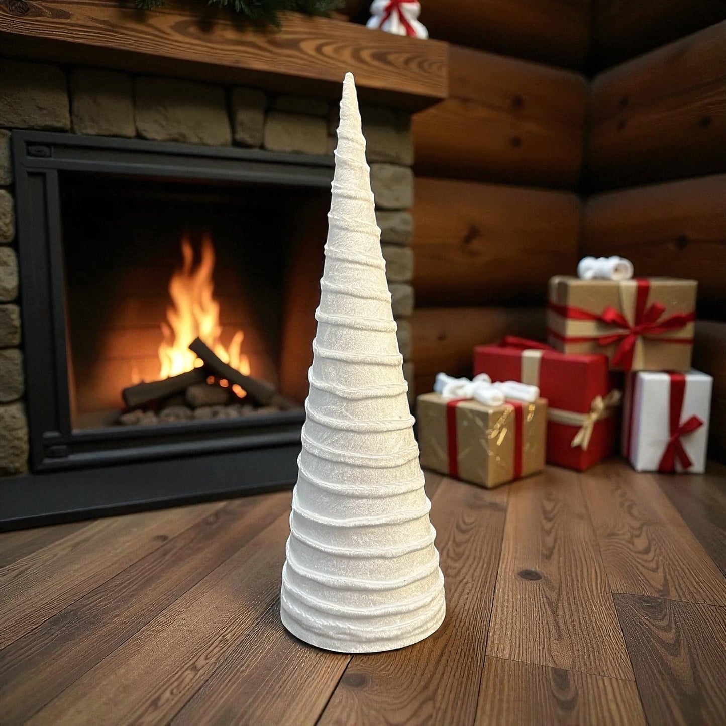 White Velvet Tree 22”