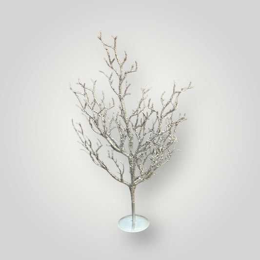 Glitter tree (silver)17”