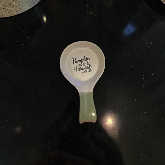Pumpkin Kisses Spoon Rest