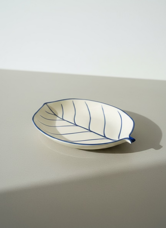 Vintage Handmade Ceramic Leaf Dish- 4 Available