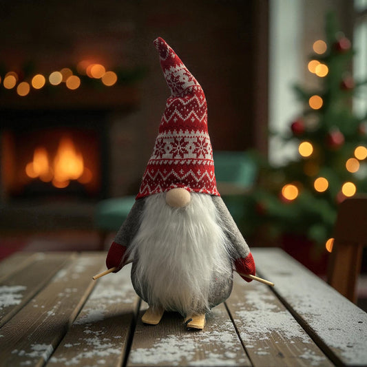 Skiing Gnome