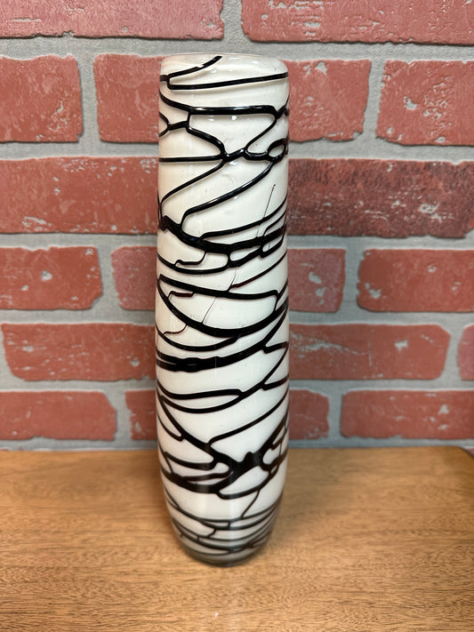 Vase (white&brown)