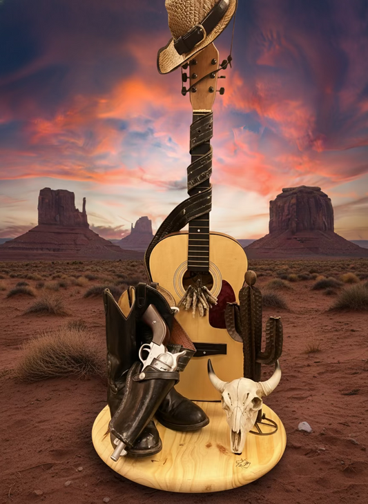 Western Guitar Lamp