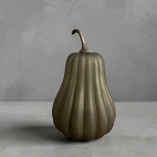 Frosted Sage Green Gourd