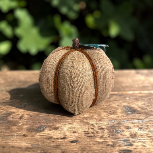 Burlap & Jute Fall Harvest Pumpkin