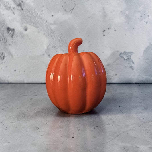 5.5” Orange Ceramic Pumpkin