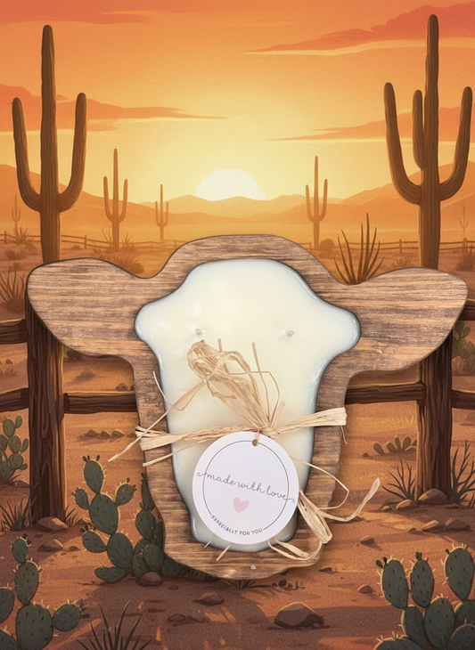 Hand poured Soy Candle- Mama Cow