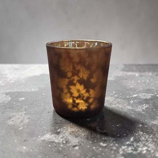 Fall Leaves Votive Candle Holder