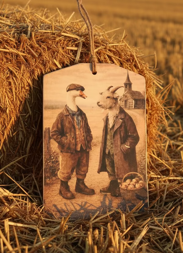 Hand-Made Wood Tags