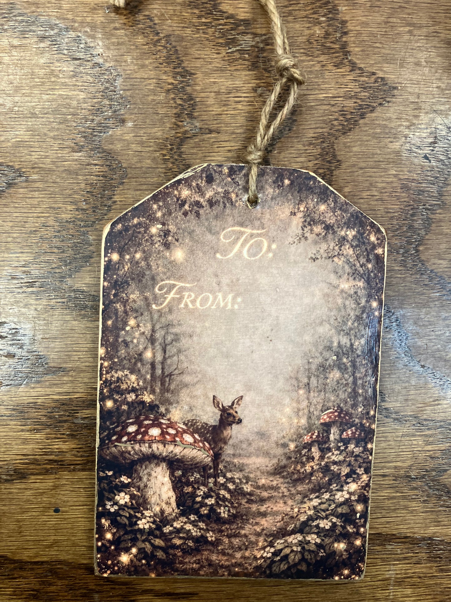 Hand-Made Wood Tags