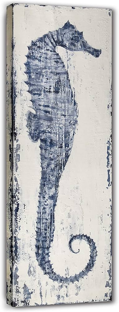 Seahorse Coastal Canvas