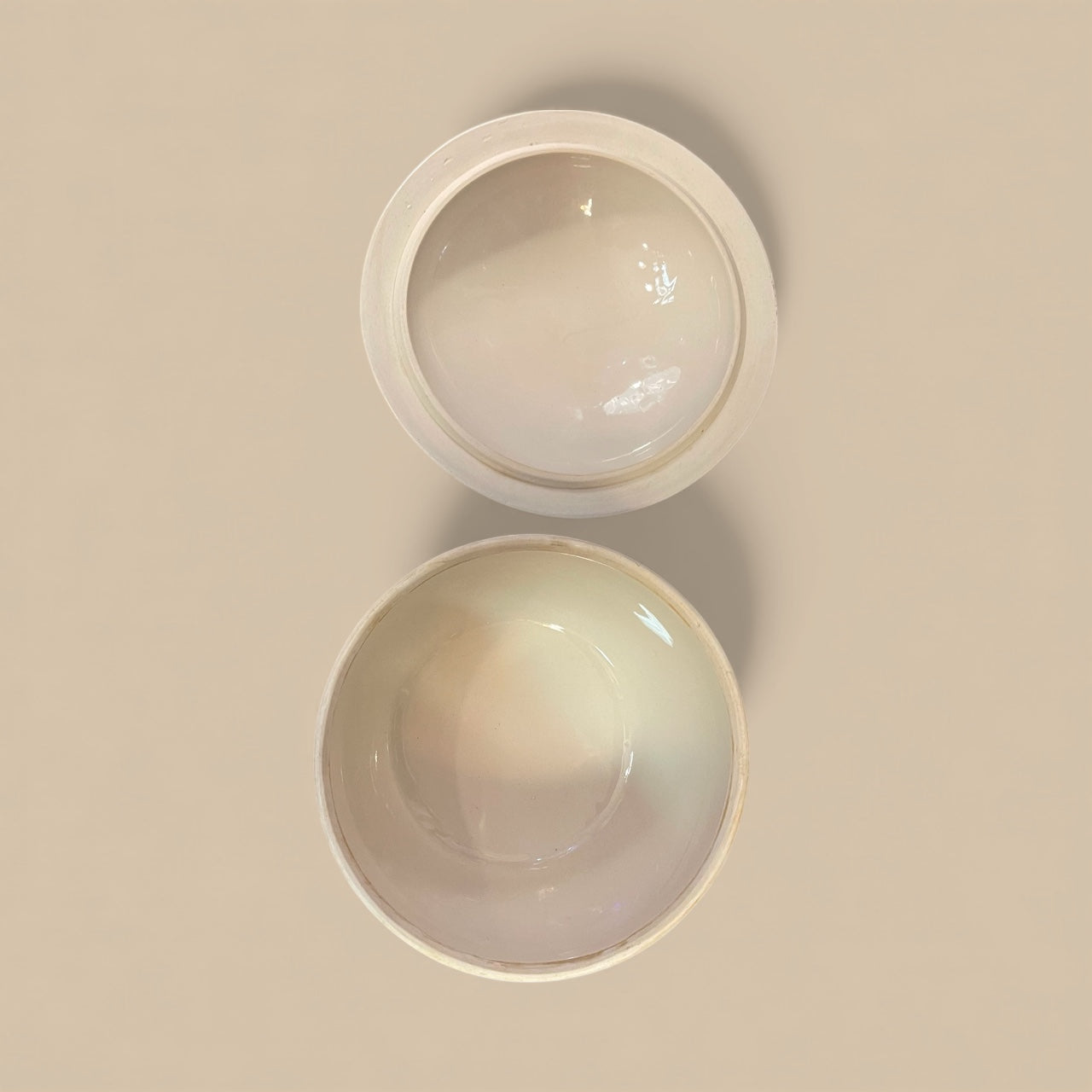 Vtg Ceramic Chinese Rice Bowl