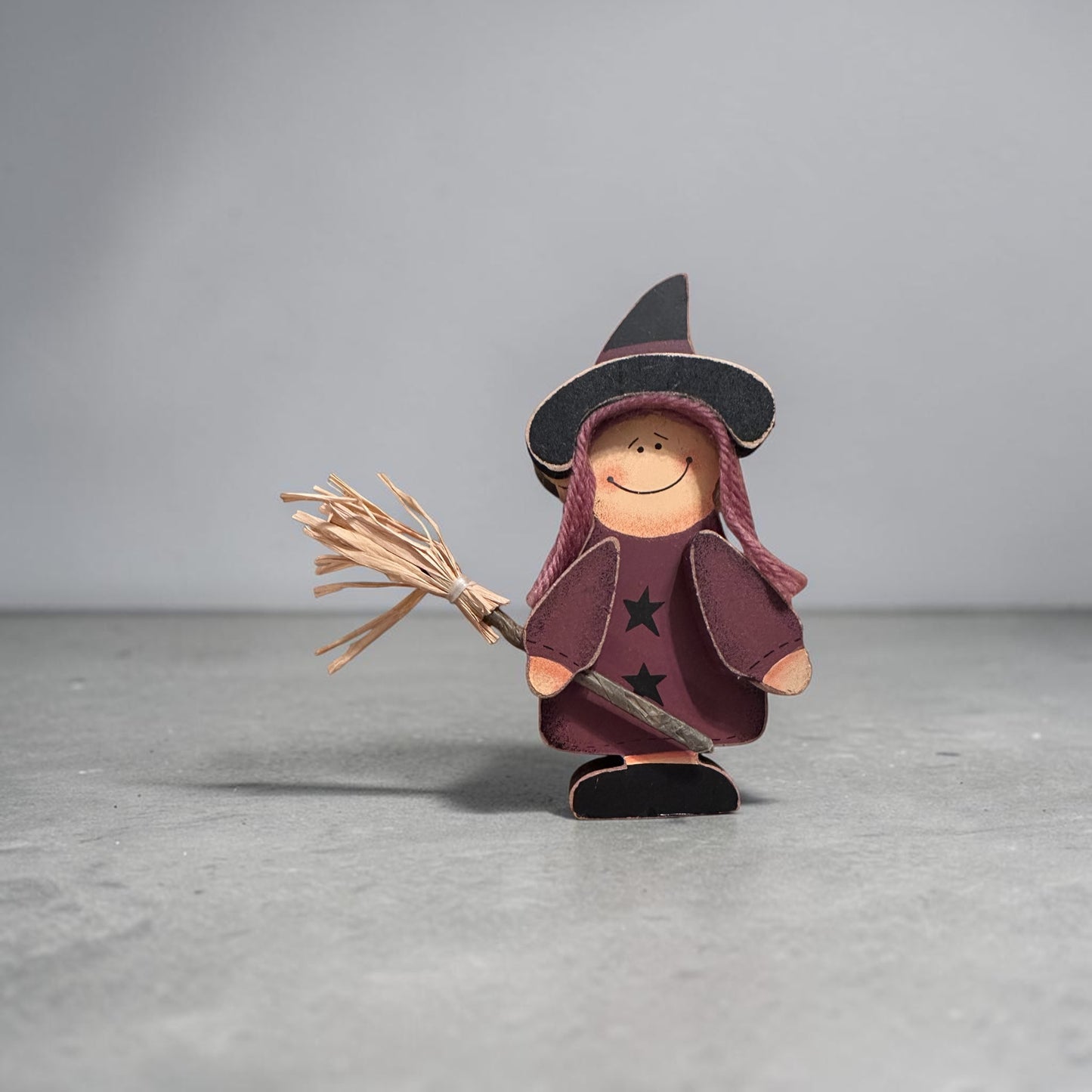 Wooden Witch decor