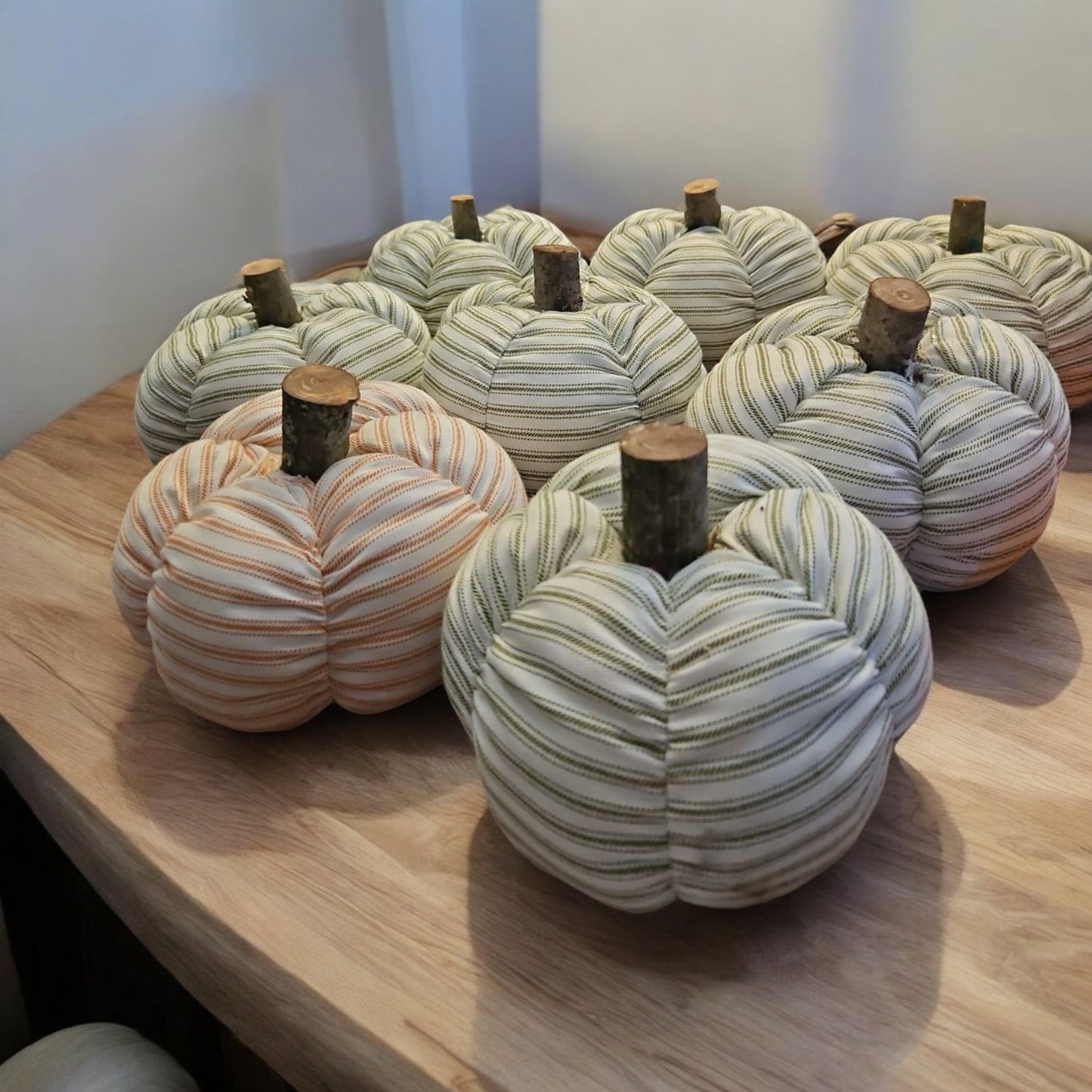 Fabric pumpkins